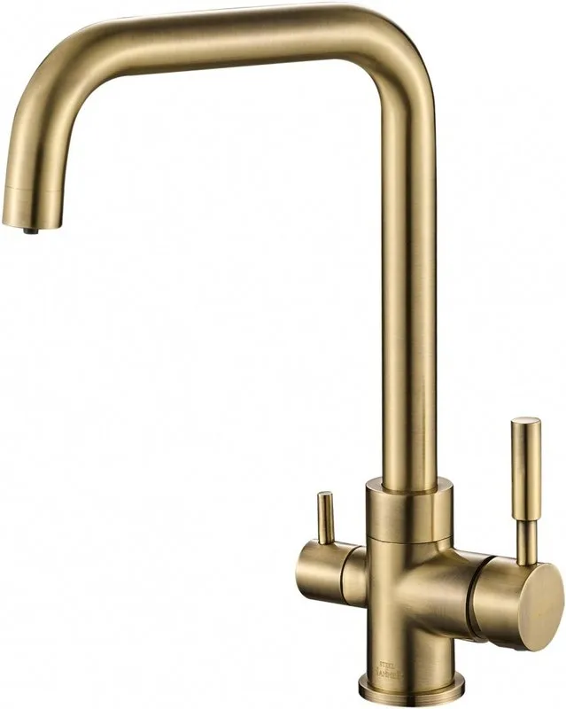Смеситель для кухни Steel Hammer SH 715 BRONZE Sancos — официальный сайт