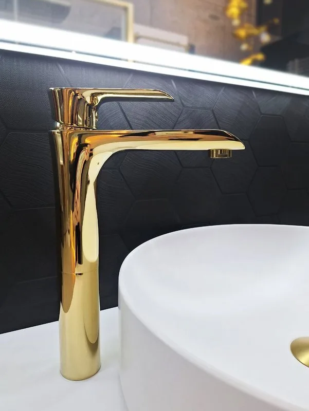 Смеситель для раковины AltroBagno Costanza 010214 Or золото Sancos — официальный сайт
