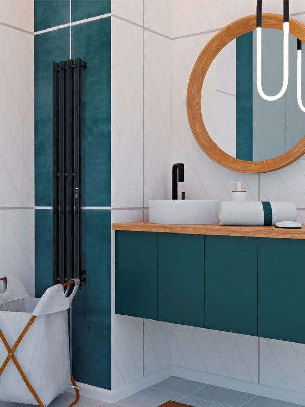 Полотенцесушитель электрический Indigo Style 4 PRO LSPRE120-18BRRt 120х18, черный муар Sancos — официальный сайт