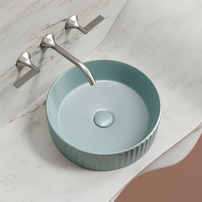 Накладная раковина Ceramicanova Element CN6057MLG зеленый матовый Sancos — официальный сайт