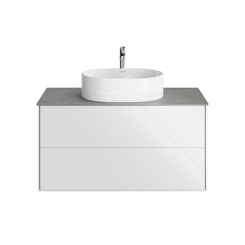 Тумба под раковину без столешницы KERAMA MARAZZI Plaza Modern 100 подвесная, с ящиками, белая Sancos — официальный сайт