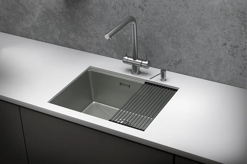 Мойка кухонная Granula Kitchen Space 6045U матовая сталь Sancos — официальный сайт
