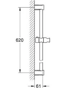 Душевая штанга Grohe Tempesta New Cosmopolitan 27521000 Sancos — официальный сайт