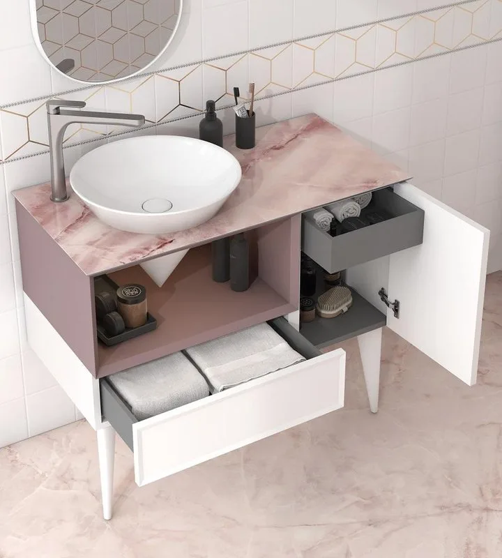 Раковина KERAMA MARAZZI Cono 44, глянцевый белый Sancos — официальный сайт