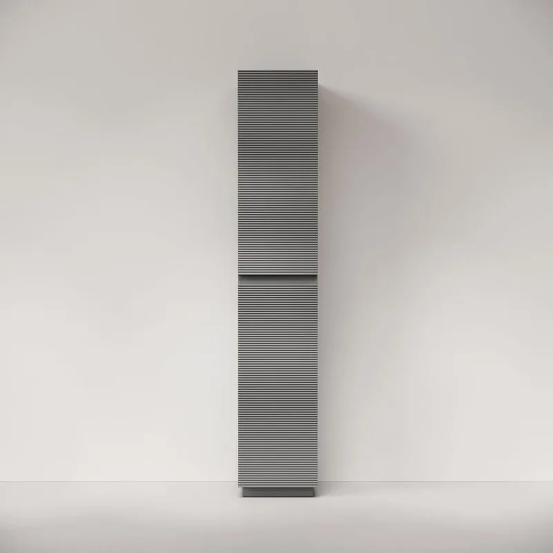Шкаф-пенал для ванной напольный Sancos Folk Floor 350х350х1880 мм, Ergraut soft Sancos — официальный сайт
