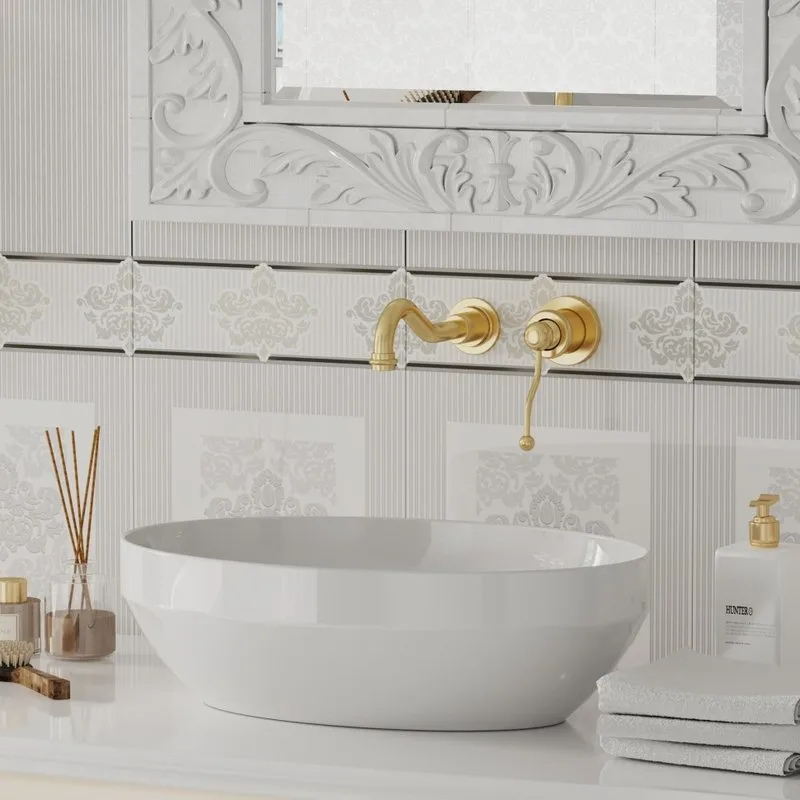 Смеситель для раковины Paini Duomo 88PJ208 С ВНУТРЕННЕЙ ЧАСТЬЮ, матовое золото PVD Sancos — официальный сайт