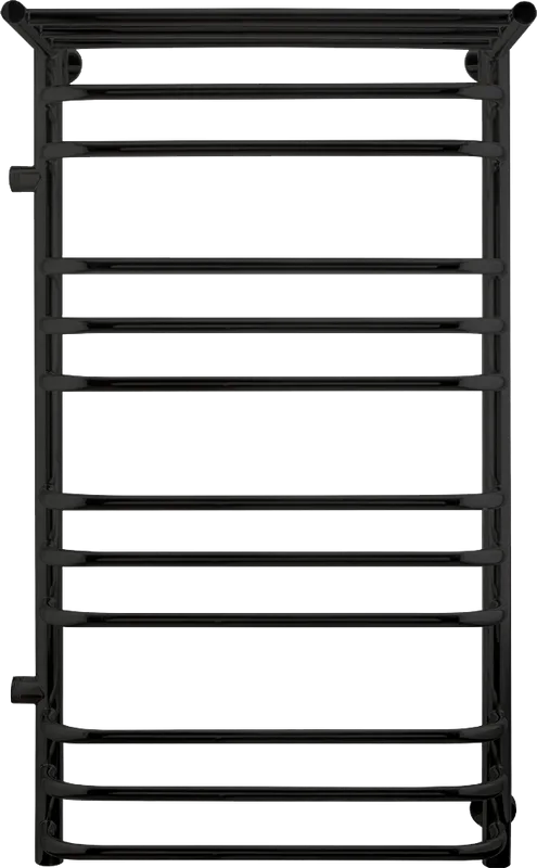 Полотенцесушитель водяной Indigo Brace LBCW100-50PBRL-б/п-60, с полкой, черный муар Sancos — официальный сайт