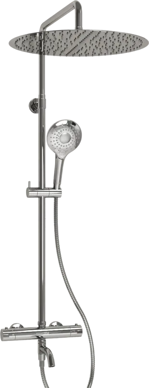 Душевая стойка Wasserkraft Berkel A188.117.101.010.CH Thermo, с термостатом, хром Sancos — официальный сайт