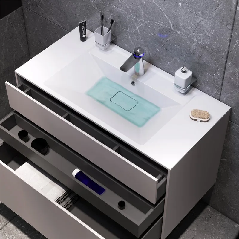 Тумба под раковину без столешницы AM.PM Inspire V2.0 100 элегантный серый Sancos — официальный сайт
