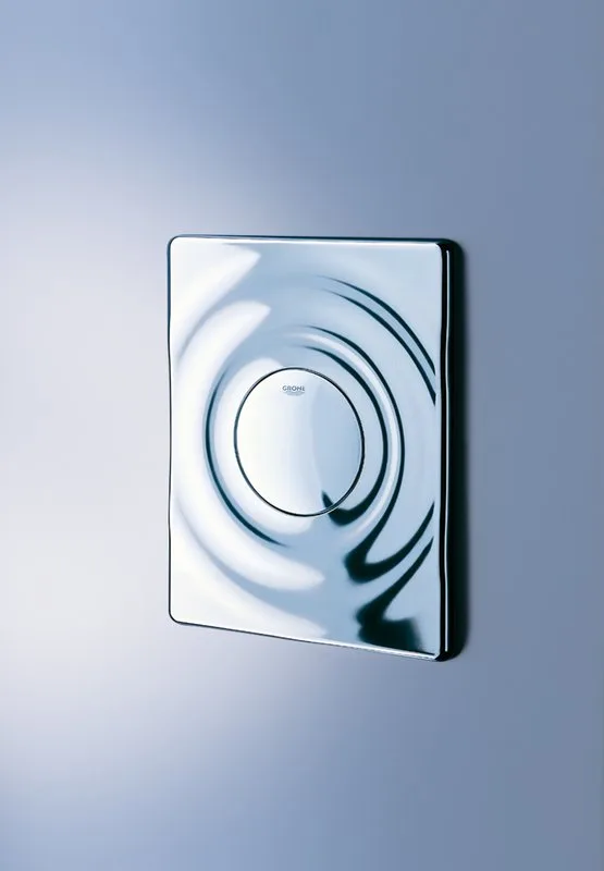 Кнопка смыва Grohe Surf 38574000, хром Sancos — официальный сайт