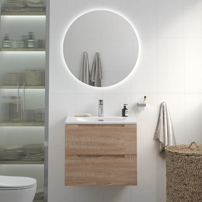 Тумба под раковину без столешницы BelBagno Etna 70 rovere bianco Sancos — официальный сайт