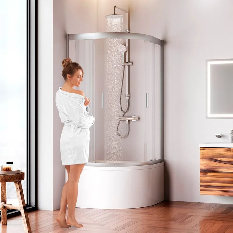 Душевой уголок AM.PM Gem Deep W90G-401A090WT 90x90 Sancos — официальный сайт