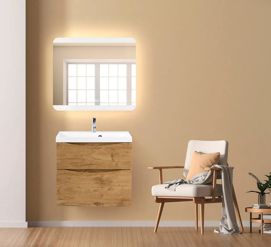 Зеркало BelBagno SPC-CEZ-800-700-LED-TCH-WARM с подсветкой Sancos — официальный сайт