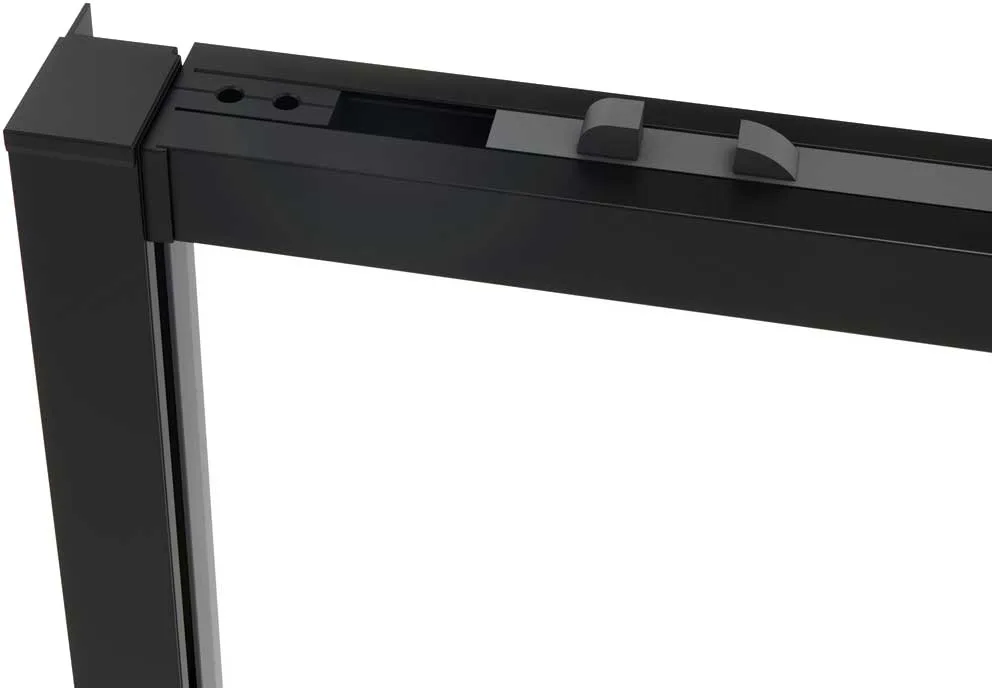 Душевой уголок Vincea Slim Soft VSR-1SS1011CLB 110x100, профиль черный, стекло прозрачное Sancos — официальный сайт