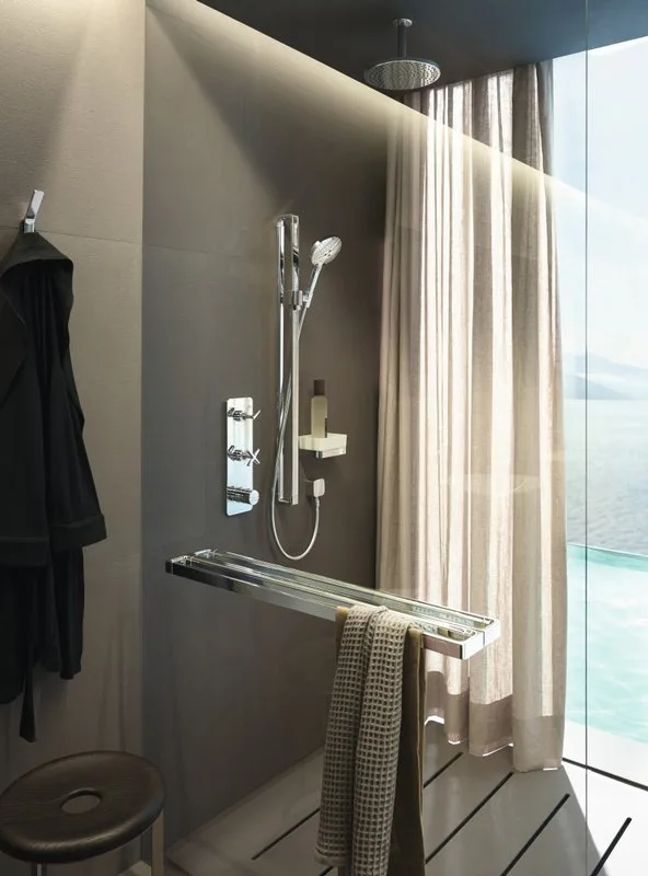 Кронштейн для верхнего душа Hansgrohe 27479000 Sancos — официальный сайт