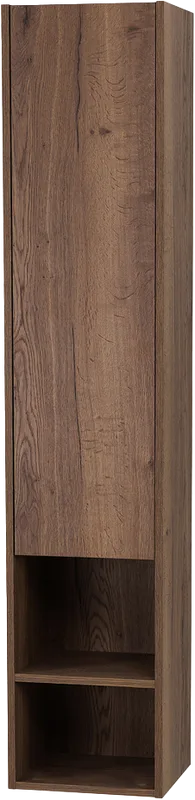 Шкаф-пенал для ванной BelBagno Kraft L rovere tabacco, 1 дверь Sancos — официальный сайт