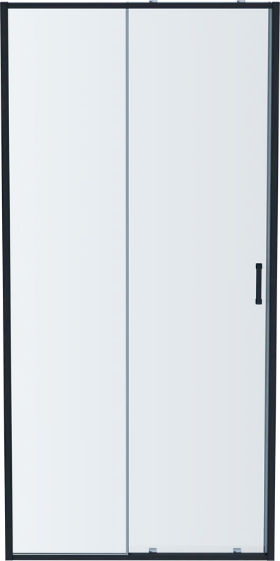 Душевая дверь в нишу AQUATEK AQ ARI RA 10020BL 100 см, профиль черный матовый Sancos — официальный сайт
