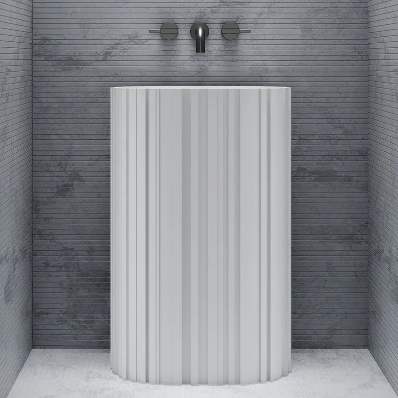Раковина Abber Stein AS2551-H матовая белая Sancos — официальный сайт