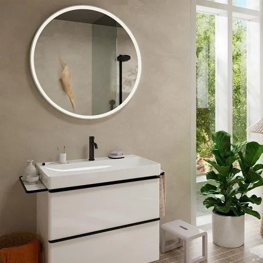 Смеситель для раковины Hansgrohe Tecturis S 110 73311670 матовый черный Sancos — официальный сайт