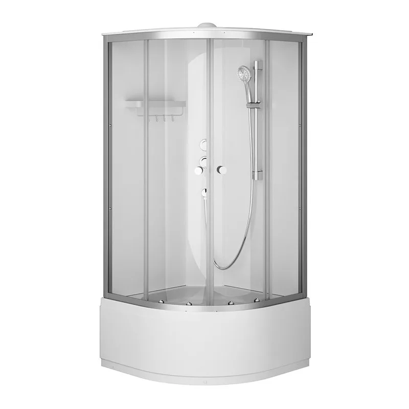 Душевая кабина AM.PM X-Joy Deep W94C-401A-090MT 90х90 см, высокий поддон, матовый хром Sancos — официальный сайт