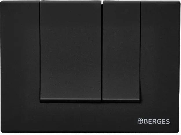 Система инсталляции для унитазов Berges Novum 040245, с кнопкой смыва, черная Sancos — официальный сайт