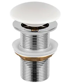 Донный клапан для раковины Ceramicanova CN2000NC белый глянцевый Sancos — официальный сайт