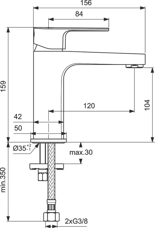 Смеситель для раковины Ideal Standard Cerafine D BC553AA Sancos — официальный сайт