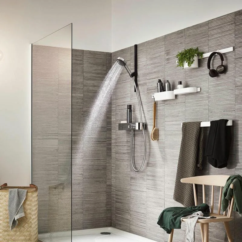 Термостатический смеситель Hansgrohe ShowerTablet Select ShowerTablet Select 24360000 для душа, хром Sancos — официальный сайт