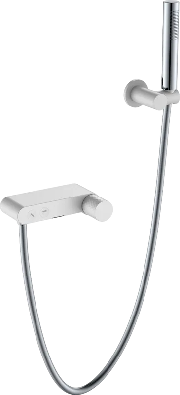 Смеситель для ванны с душем Boheme Stick 123-WCR, white diamond chrome Sancos — официальный сайт