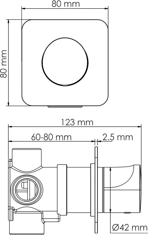 Душевой комплект Wasserkraft Weida A3151.269.270.090.116.271.087.103, С ВНУТРЕННЕЙ ЧАСТЬЮ, хром Sancos — официальный сайт
