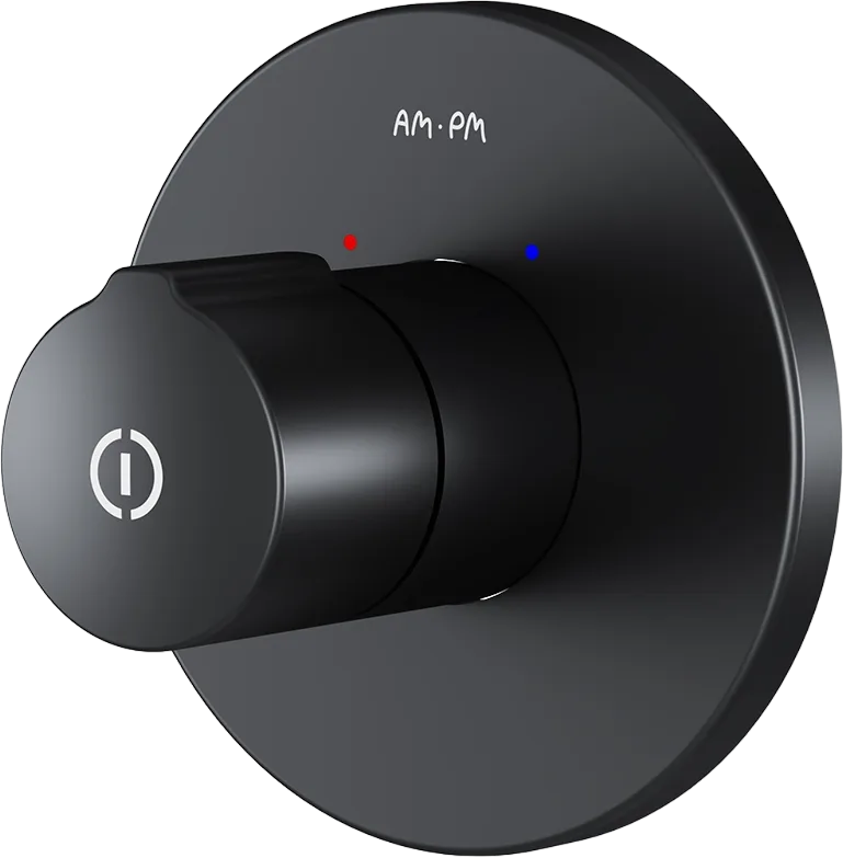 Встраиваемый смеситель AM.PM X-Joy F85A65722 черный, С ВНУТРЕННЕЙ ЧАСТЬЮ Sancos — официальный сайт