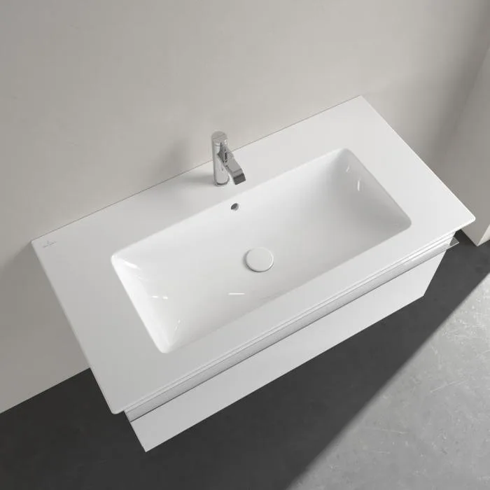 Мебельная раковина Villeroy & Boch Venticello 4104AL01 100х50 альпийский белый Sancos — официальный сайт