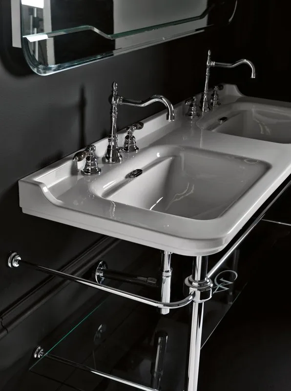 Раковина Kerasan Waldorf 4143 с 3 отверстиями Sancos — официальный сайт