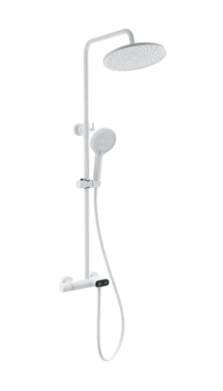 Душевая стойка Wonzon & Woghand MUSE Corno WW-B2091-A-MW, матовая белая Sancos — официальный сайт