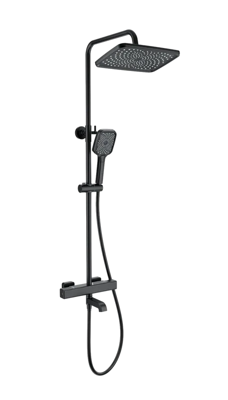 Душевая стойка Wonzon & Woghand STAY 2 WW-B3016-T1-MB, матовая черная Sancos — официальный сайт