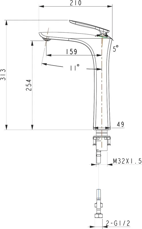 Смеситель для раковины Timo Helmi 4011/03F Sancos — официальный сайт