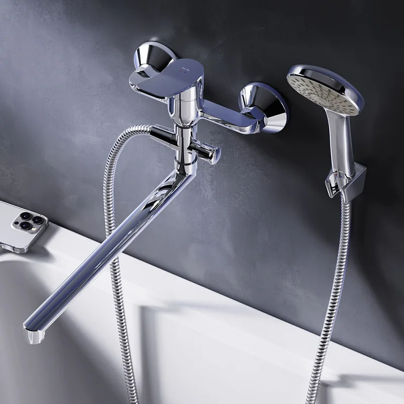 Смеситель для ванны с душем AM.PM X-Joy F85A90100, хром Sancos — официальный сайт