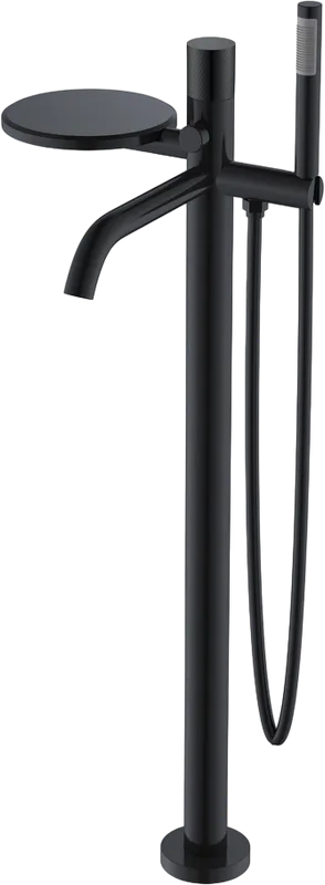 Напольный смеситель для ванны с душем Boheme Stick 129-BB.2, black touch black Sancos — официальный сайт