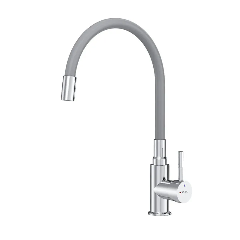 Смеситель для кухни AM.PM X-Joy S F85B07605, серый, хром Sancos — официальный сайт