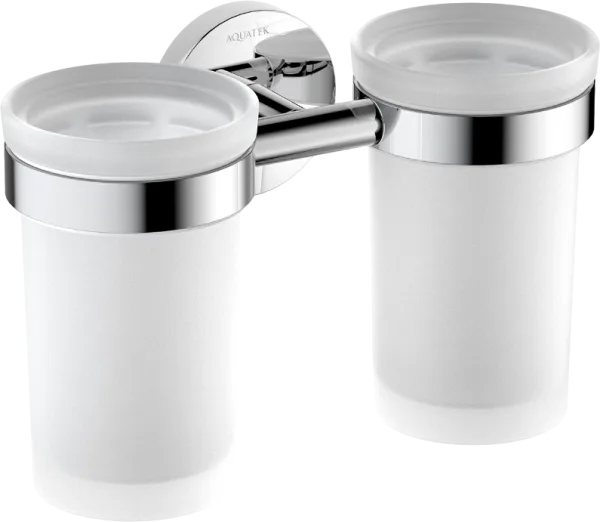 Стакан AQUATEK Европа AQ4117CR двойной, хром