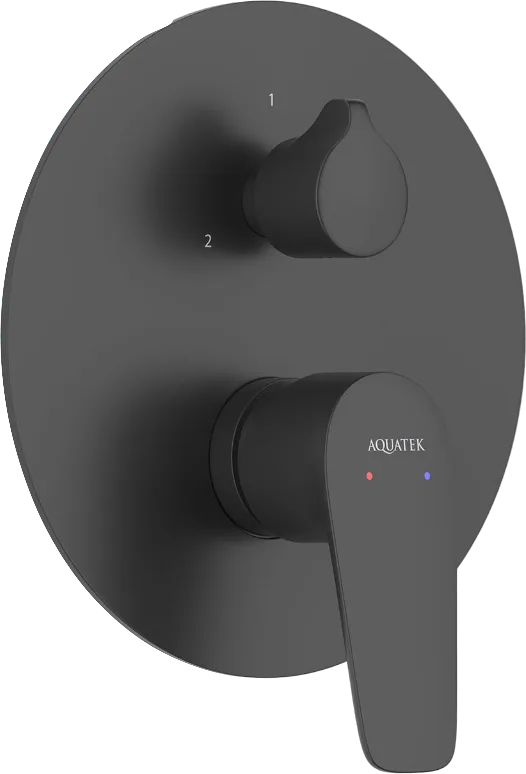 Встраиваемый смеситель AQUATEK Бетта AQ1147MB С ВНУТРЕННЕЙ ЧАСТЬЮ, матовый черный Sancos — официальный сайт