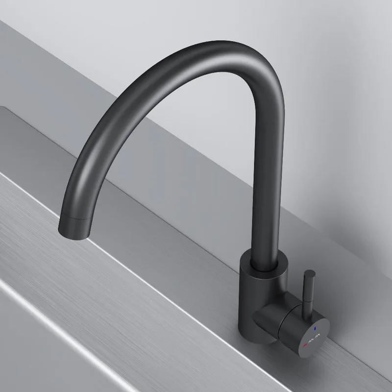 Смеситель для кухни AM.PM X-Joy S F85B07122, черный Sancos — официальный сайт
