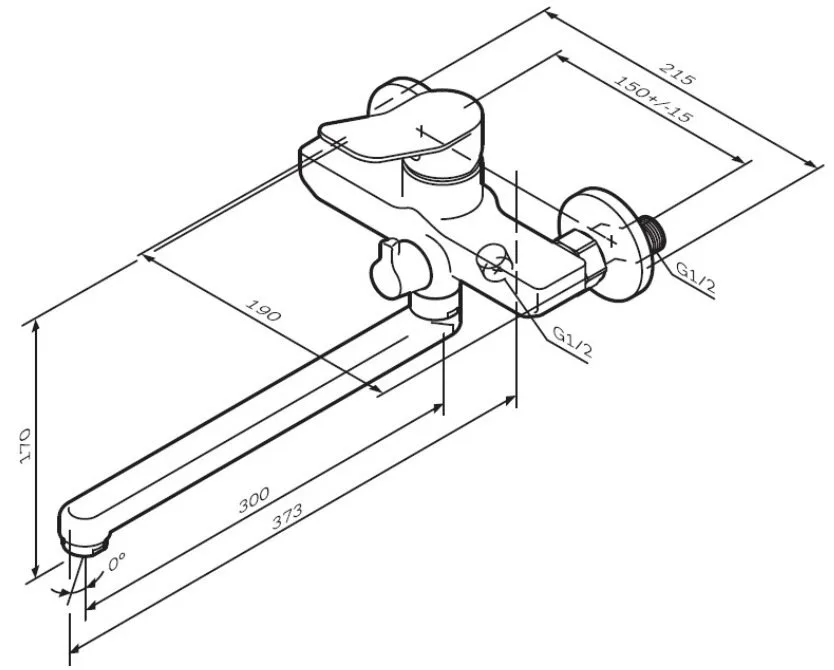 Смеситель для ванны с душем AM.PM X-Joy F85A90000 Sancos — официальный сайт