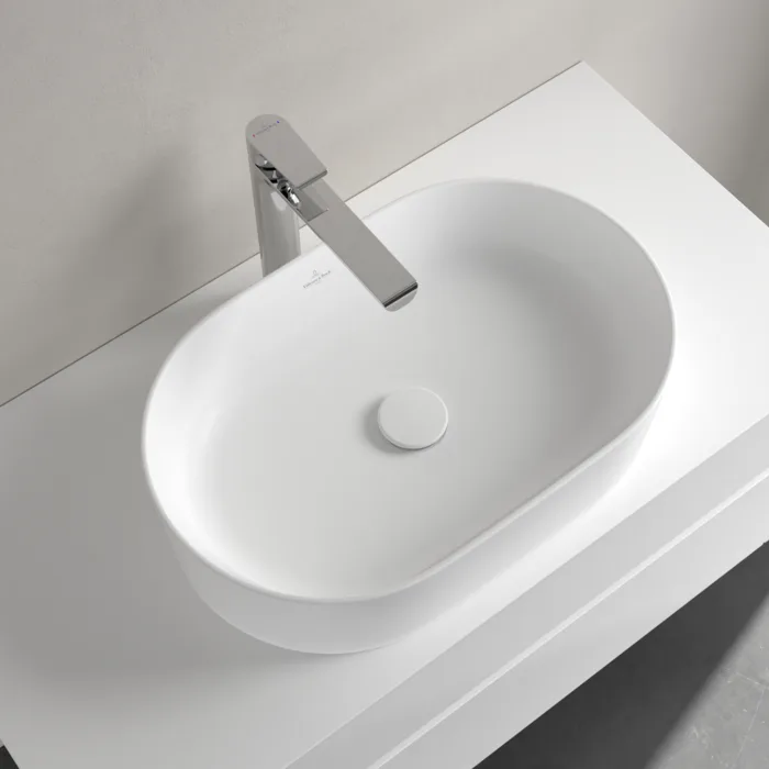 Накладная раковина Villeroy & Boch Collaro 4A1956RW stone white, CeramicPlus Sancos — официальный сайт
