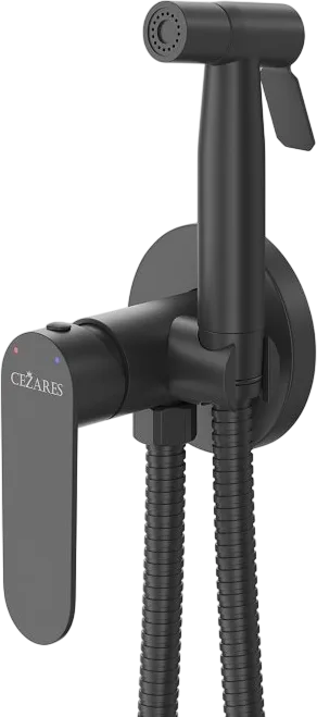 Гигиенический душ Cezares Stylus STYLUS-DIF-NOP С ВНУТРЕННЕЙ ЧАСТЬЮ, матовый черный Sancos — официальный сайт