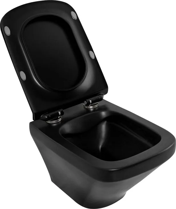 Чаша для унитаза подвесного BelBagno Sela BB3201CHR-MB матовая черная Sancos — официальный сайт