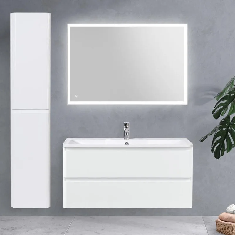Тумба под раковину без столешницы BelBagno Albano 120 подвесная, bianco lucido Sancos — официальный сайт