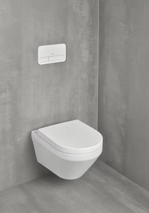 Унитаз подвесной Villeroy & Boch Architectura 4694CL01 с сиденьем 98M9C101 Sancos — официальный сайт