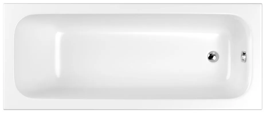 Акриловая ванна WHITECROSS Vibe 170x70 см, пристенная, белая Sancos — официальный сайт