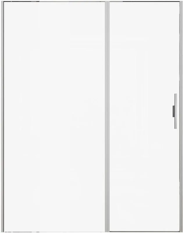 Душевая дверь в нишу Allen Brau Priority 3.31038.BA 160 см, профиль серебро браш, стекло прозрачное  Sancos — официальный сайт